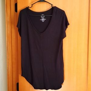 Maurices Rayon Short Sleeve Blouse